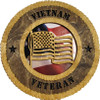 Vietnam Veteran Plaque with American Flag
