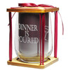Dinner Is Poured 360 Degree Engraved Stemless Wine Glass