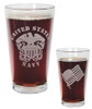 United States Navy Emblem with Flag and  Anchor 16oz.  Laser Engraved Pint Glass / Beer Glass