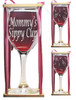 Mommy's Sippy Cup Stemmed Wine Glass with Charm and Presentation Packaging