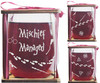 Mischief Managed Stemless Wine Glass and Presentation Packaging