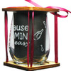 BECAUSE MOMMIN' AIN'T EASY 360 Degree Engraved Stemless Wine Glass