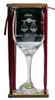 Libra Astrological Sign Stemmed Wine Glass with Charm and Presentation Packaging