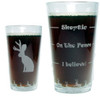 Jackalope "Drink 'Till You Believe" Gift Set with 15oz. Mug and 16oz. Pint Glass / Beer Glass