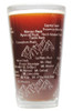 Colorado 14ers Fourteeners 16oz. 360 Degree Laser Engraved Pint Glass / Beer Glass