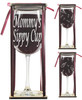 Mommy's Sippy Cup 18.5oz. Stemmed Wine Glass with Charm and Presentation Packaging