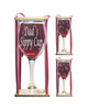 Dad's Sippy Cup Stemmed Wine Glass with Charm and Presentation Packaging