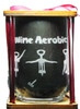 WINE AEROBICS 360 Degree Engraved Stemless Wine Glass
