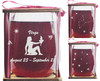 Virgo Astrological Sign Stemless Wine Glass and Presentation Packaging