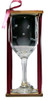 Gemini Astrological Sign Stemmed Wine Glass with Charm and Presentation Packaging