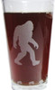 Bigfoot Sasquatch "Drink 'Till You Believe"  Set of Two 16oz. Pint Glasses / Beer Glasses