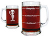 Alien Beer Mug and Shot Glass Boilermaker Gift Set - 15oz Engraved Beer Mug with 1 oz Shot Glass-Permanently Etched - Fun & Unique Gift!