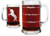 Unicorn Beer Mug and Shot Glass Boilermaker Gift Set - 15oz Engraved Beer Mug with 1 oz Shot Glass-Permanently Etched - Fun & Unique Gift!