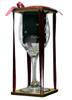 Pisces Astrological Sign Stemmed Wine Glass with Charm and Presentation Packaging