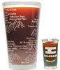 Colorado Fourteeners 14ers 16oz. Pint and Colorado Flag 1oz. Shot Glass Boilermaker Gift Set