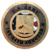 1st Battalion 64th Armor Regiment Plaque with American Flag