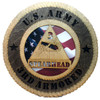 3rd Armored Division Plaque with American Flag