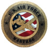 A-10 Warthog Plaque with American Flag