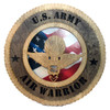 Air Warrior Plaque with American Flag