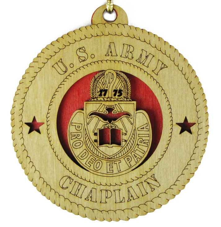 Army Chaplain Ornament