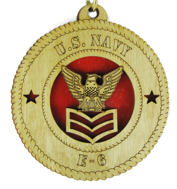 Navy E-6 Ornament