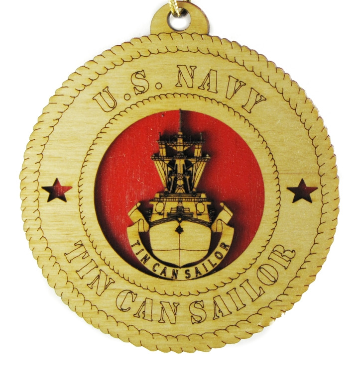 Tin Can Sailor Ornament