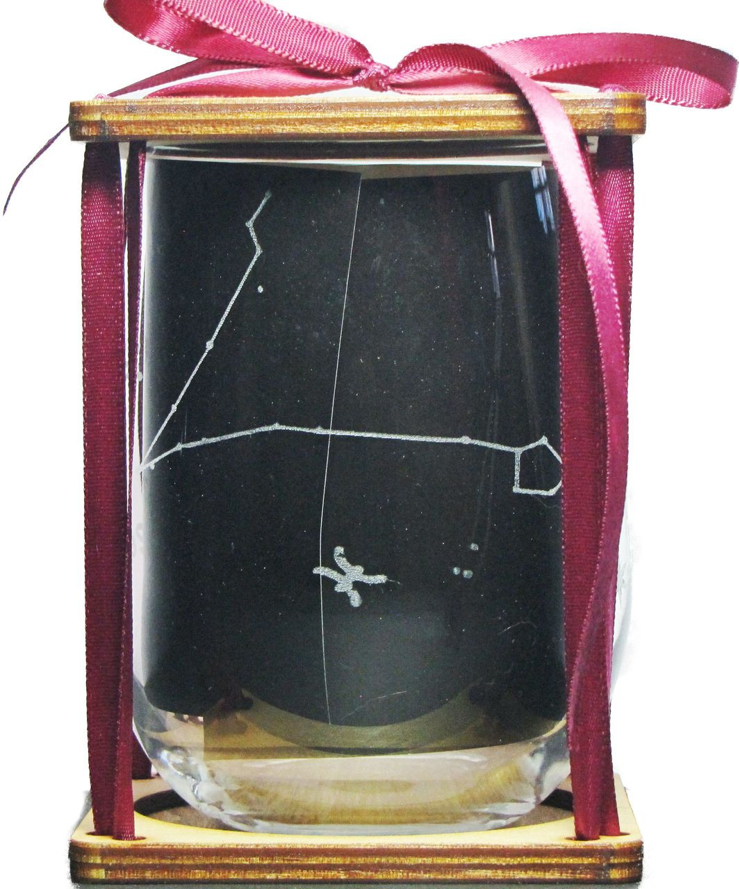 Pisces Astrological Sign 360 Degree Engraved Stemless Wine Glass