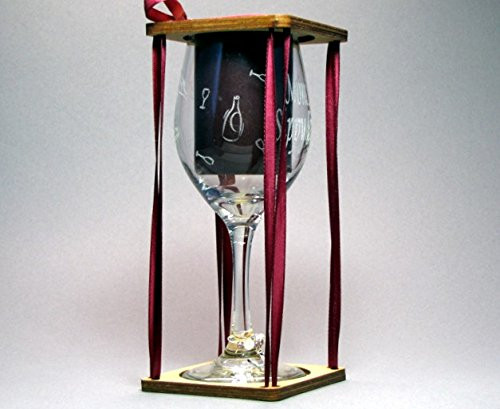 Wine Is The Answer What what the Question? Stemmed Wine Glass with Charm and Presentation Packaging