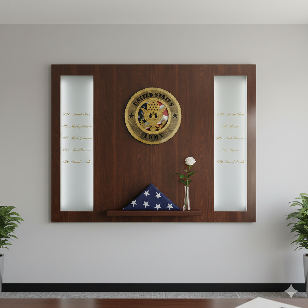 U.S. Army 12" Wooden Plaque