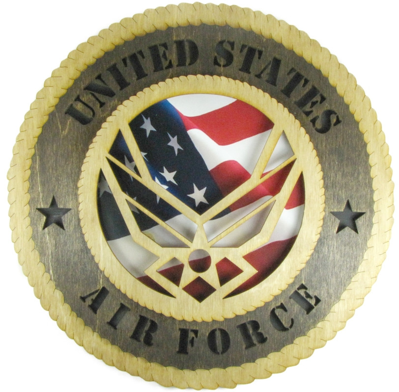United States Armed Forces 12" 5-Branch Wooden Plaque Set