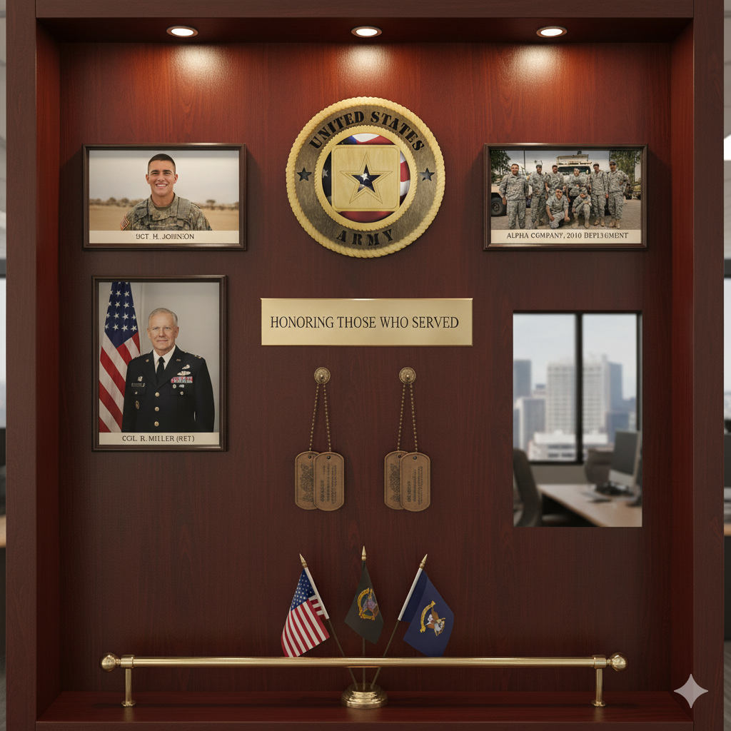 U.S. Army New Logo 12" Wood Plaque