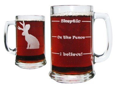 Jackalope "Drink 'Till You Believe" Gift Set with 15oz. Mug and 16oz. Pint Glass / Beer Glass