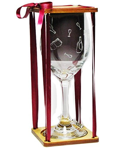 Book Club"What Happens at Book Club Stays at Book Club" Stemmed Wine Glass with Charm and Presentation Packaging