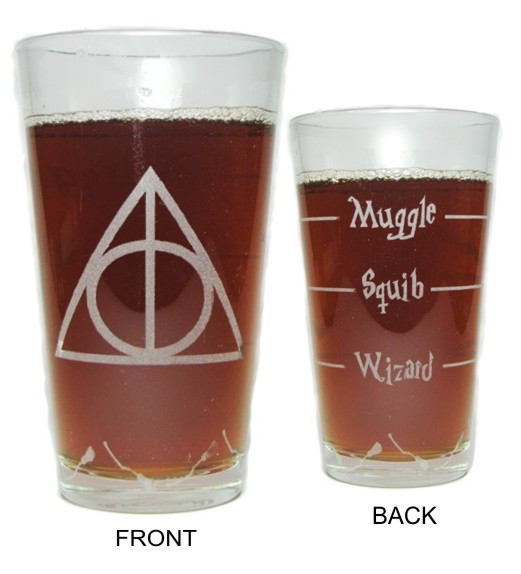I Solemnly Swear That I Am Up To No Good And Deathly Hallows 16oz. Pint Glass Gift Set