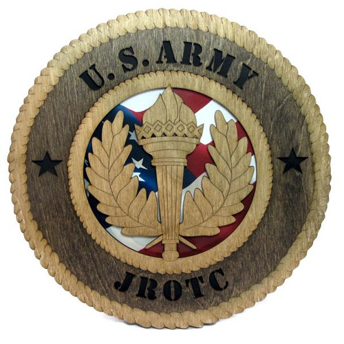 JROTC Plaque with American Flag