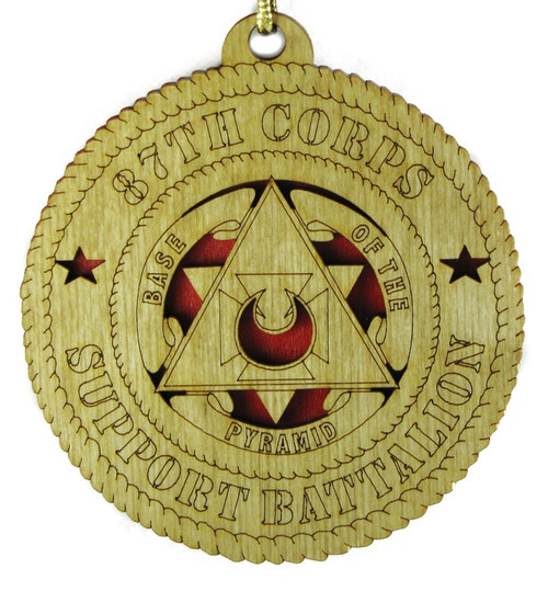 87th Corps Support Battalion Ornament