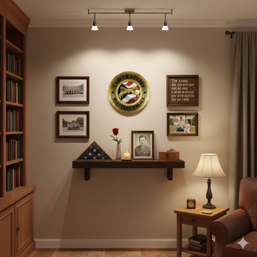 United States Military Police 12" Wooden Plaque