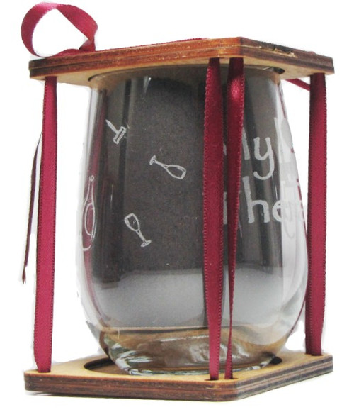 My Therapy 360 Degree Engraved Stemless Wine Glass