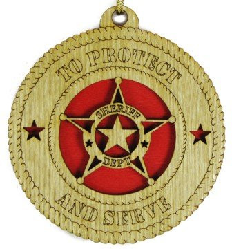 Sheriff Department Ornament