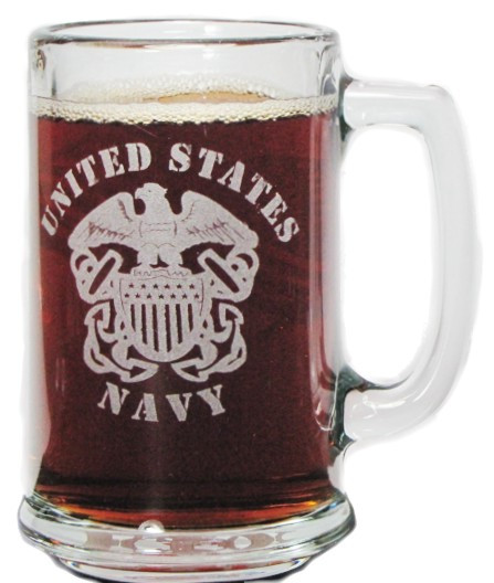 U.S. Navy 15oz. Beer Mug with Handle