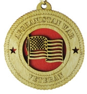 Afghanistan War Veteran Ornament