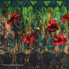 Jardiniere: Poppies - Terra Cotta
