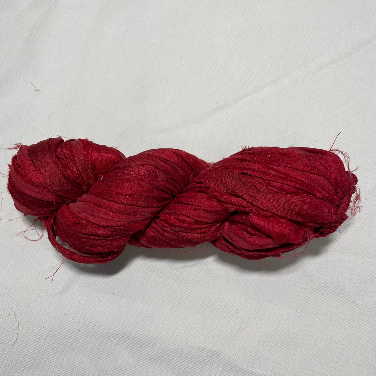 Red - Sari Silk Ribbon - Frond Design Studios