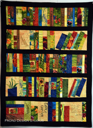 book shelf quilt pattern frond design studios