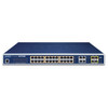 24 x GbE 802.3bt PoE + 4 x GbE/SFP Combo L2 Managed PoE Switch