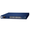 24 x GbE PoE 802.3at + 4 x 10G SFP Smart LCD L3 Managed PoE Switch