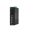 4 x GbE PoE 30W + 2 x SFP L2-Lite Managed Industrial PoE Switch