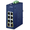 6 x Port 10/100/1000T + 2-Port 100/1000X SFP Compact  Industrial Switch