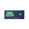 Dual 100/1000BASE-X to Dual 10/100/1000BASE-T 802.3at PoE+ Industrial Media Converter