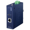 10BASE-T1L Single Pair Ethernet to 10/100BASE-TX Industrial Media Converter